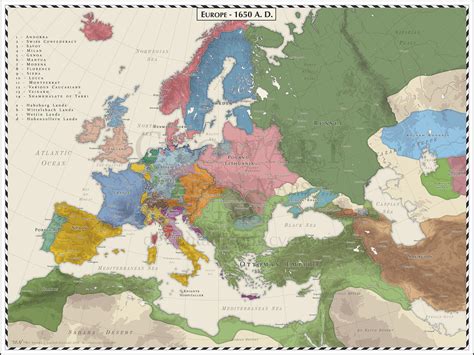 Europe in 1650 : r/europe