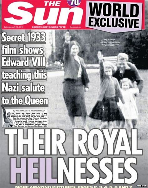 Queen Nazi salute film: Palace 'disappointed' at use - BBC News