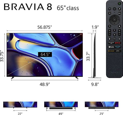 Sony BRAVIA 8 II 65" QD-OLED 4K Google TV 2025 vs Sony BRAVIA 8 65" 4K ...