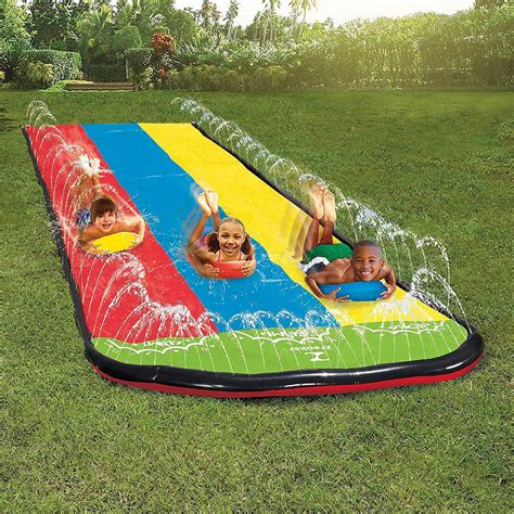 Buy YjkooTriple Lane Slip, Slip and Slide Water Slide with 3 Boogie ...