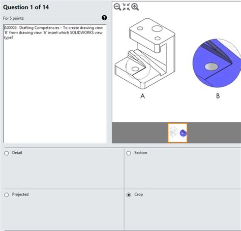 SolidWorks Drawing Crop View 的图像结果