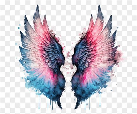 Wings watercolor PSD, High Quality Free PSD Templates for Download ...