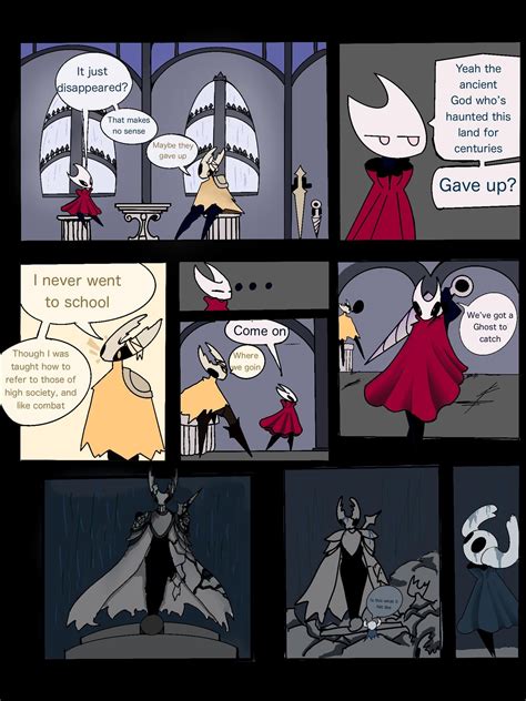 Finished three pages for a hollow knight comic! 😃 : r/HollowKnightArt
