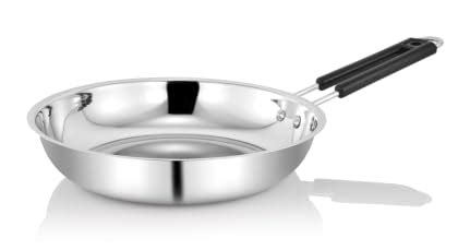Buy CHIARO Stainless Steel Frypan/Skillet, Induction & Gas-Ready ...