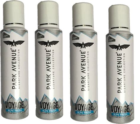 PARK AVENUE Voyage Alps Fresh Premium Body Perfume 135ML Each (Pack of ...