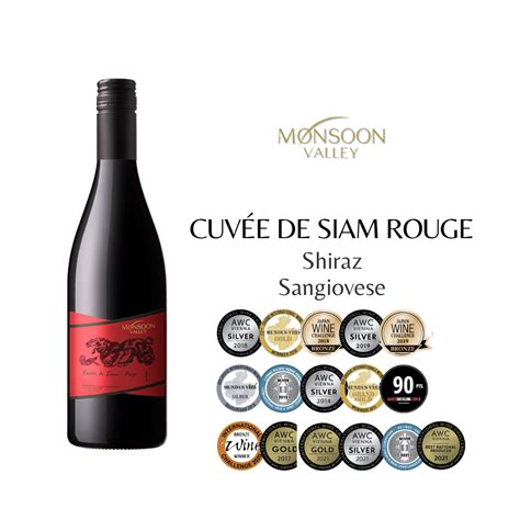 MONSOON VALLEY Cuvee De Siam Roung Shiraz & Sangiovese 2017 750ml ...