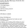 (6) Write an email to the Manager of the shopping mall seeking ...