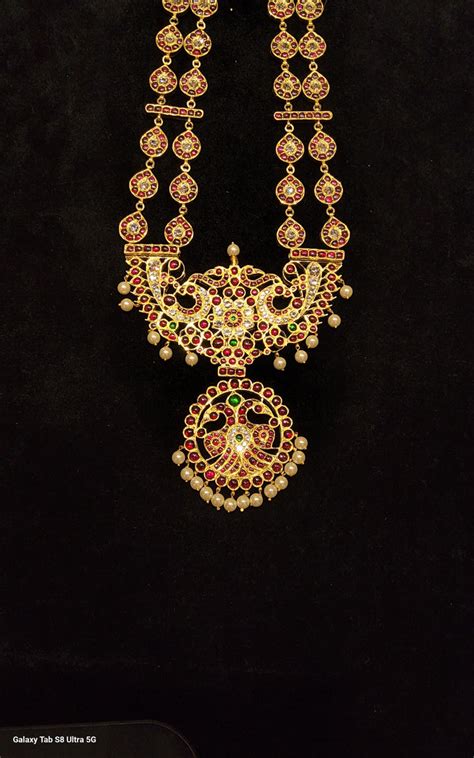 Temple Jewellery | Best Kovi Mahari Malai 2025 - New – shanthitailors