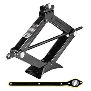 AV Steel Scissor Jack for Car 2 Ton 4,409 lbs Capacity - Compact Car ...