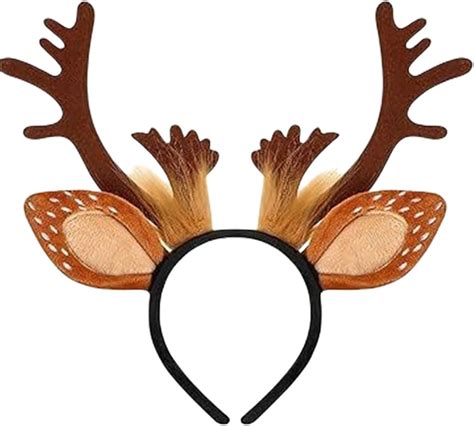 Amazon.com: Animal Ears Headband, PP cotton Reindeer Ears Headband ...