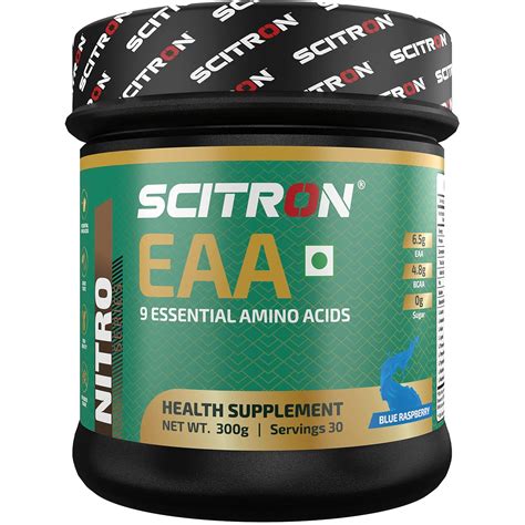 Scitron EAA Supplement - 9 Essential Amino Acids for Men & Women ...
