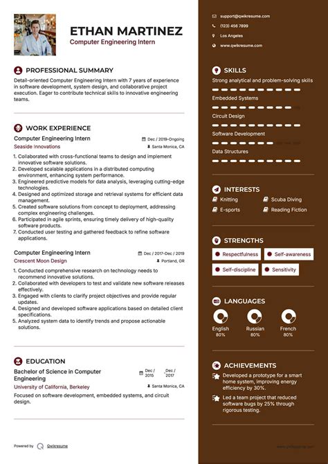 10+ Computer Engineering Intern Resume Samples & Templates for 2025