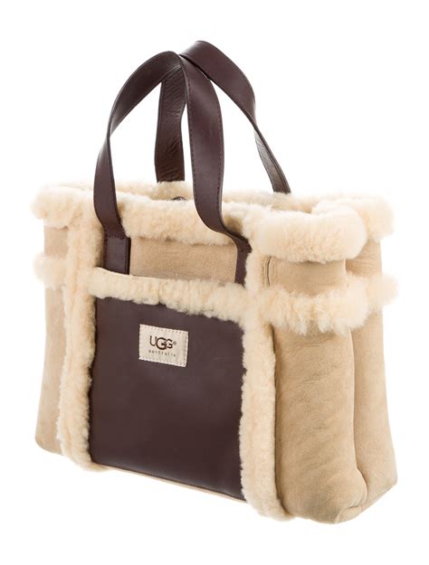UGG Australia Shearling & Leather Tote - Handbags - WUUGG21035 | The ...