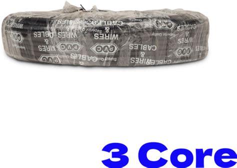 ELSON 1.5 mm x 3 Core Multi Round Core Copper Cable AC wire Multi ...