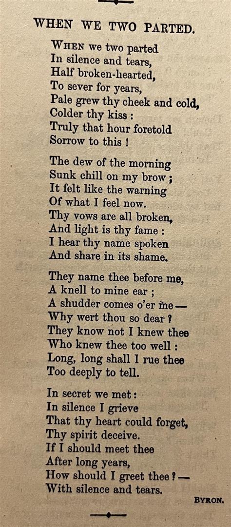 Lord Byron Poems