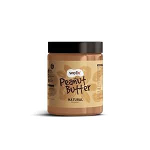 WellX Natural Crunchy Peanut Butter Smooth with roasted Peanuts ...