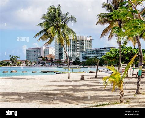Bay Beach, Ocho Rios, Saint Ann Parish, Jamaica, West Indies, Caribbean ...