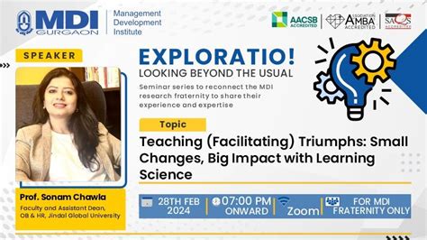 Teaching (Facilitating) Triumphs: Small Changes, Big Impact With ...