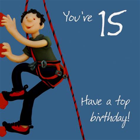Buy Boys 15th Birthday Greeting Card One Lump or Two Range Holy ...