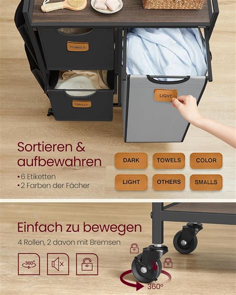 VASAGLE Laundry Basket Laundry Hamper Laundry Sorter India | Ubuy