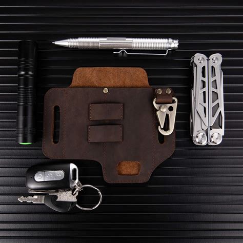 Keypster EDC Leather Sheath for Leatherman multitools,Key holder belt ...