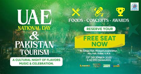 UAE National Day Celebration X PAKISTAN Tourism, Dubai Women's ...
