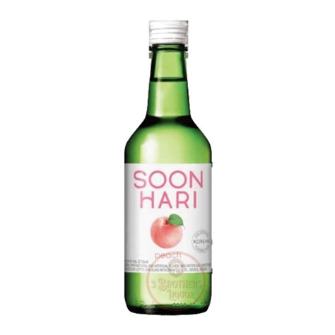 Soon Hari Peach Flavored Korean Soju – 3brothersliquor