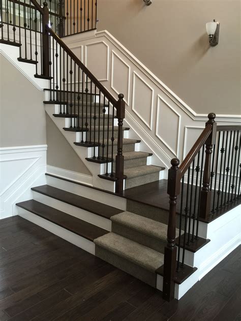We like the way this dark brown carpet and hardwood contrast with the ...