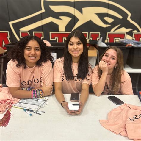 Caney Creek High School | Senior class officers working the Herff Jones ...