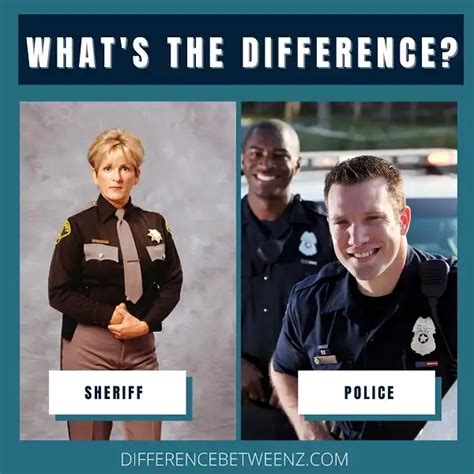 Difference between Sheriff and Police | Sheriff vs. Police