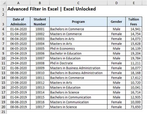 Image result for Excel Data Advanced Filter