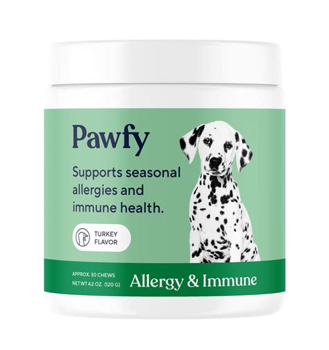 Suplemento Para Perros Pawfy Allergy & Immune Support Natural - Venta ...