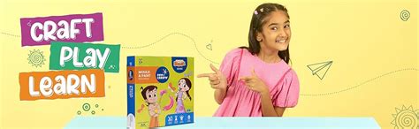 Fevicreate Chhota Bheem Mould & Paint Art and Craft kit Create Magnets ...