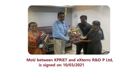 B.E. Mechatronics Engineering, KPR Institute Engineering and Technology ...