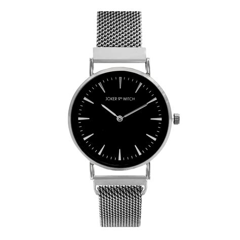 Joker & Witch Ivy Silver Stainless Steel Analogue Watch for Women ...