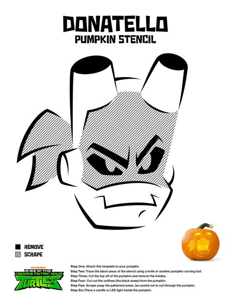 Image result for TMNT Pumpkin Pattern