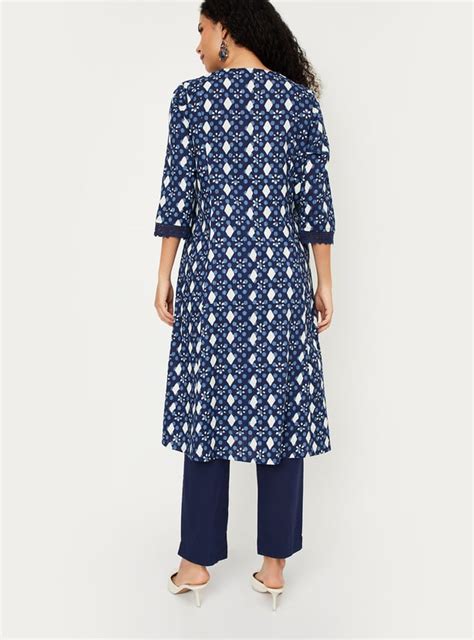 Buy Women Printed A-line Kurta Set Online at just Rs. 1299.0 ...