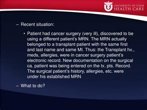 PPT - Patient Identification PowerPoint Presentation, free download ...