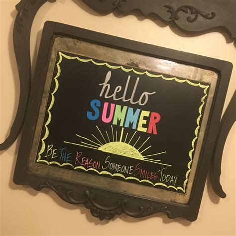Chalkboard Art Ideas Summer at Leon Hendricks blog