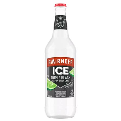 Smirnoff Ice Triple Black Single Bottle - Shop Malt beverages & coolers ...