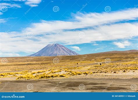 Volcano. the Andes, Road Cusco- Puno, Peru,South America. 4910 M Above ...