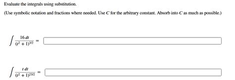 Evaluate Integrals Using Substitution 的图像结果