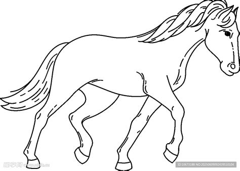 骏马简笔画 的图像结果