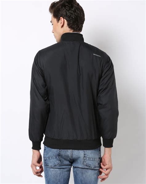 Buy Black Wildcraft Zip-Front Jacket with Insert Pockets | AJIO