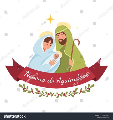 Novena De Aguinaldos Spanish Translation Ninth Stock Vector (Royalty ...