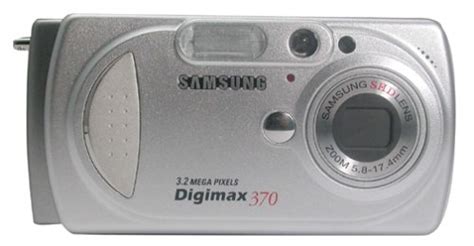 Samsung Digimax 370 3.2MP Digital Camera with 3x Optical Zoom : Amazon ...