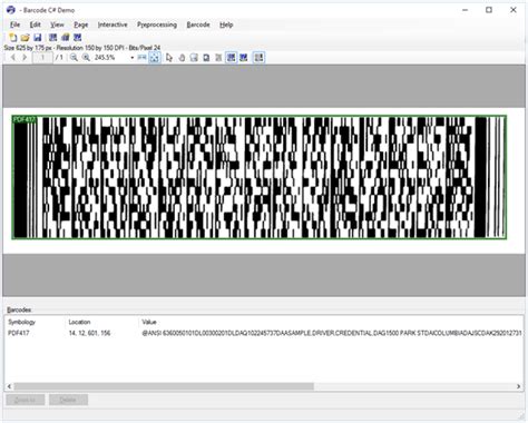 Image result for Drivers License Back Barcode