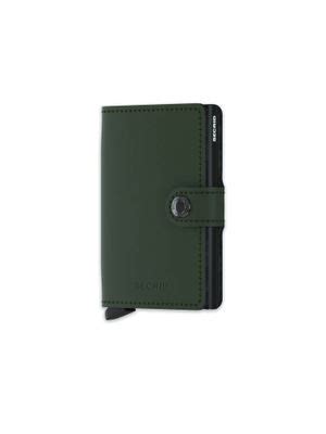 Buy Secrid Matte Miniwallet Green and Black Online