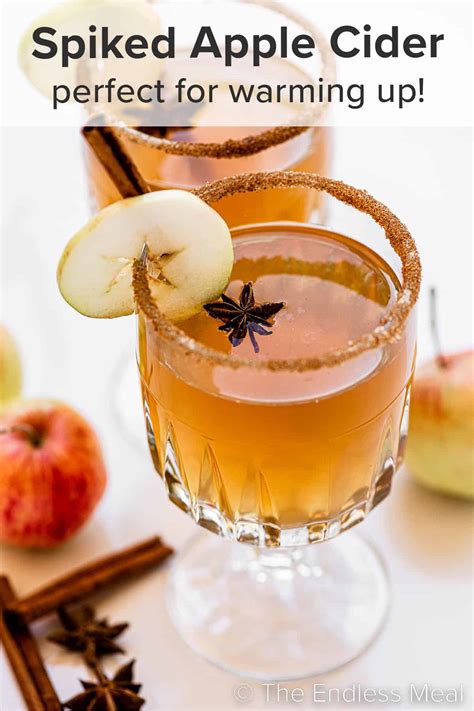 Hot Spiked Apple Cider Recipe - The Endless Meal®