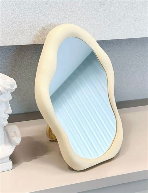 Aesthetic Mini Irregular Blob Table Mirror – Dainty Little Shop